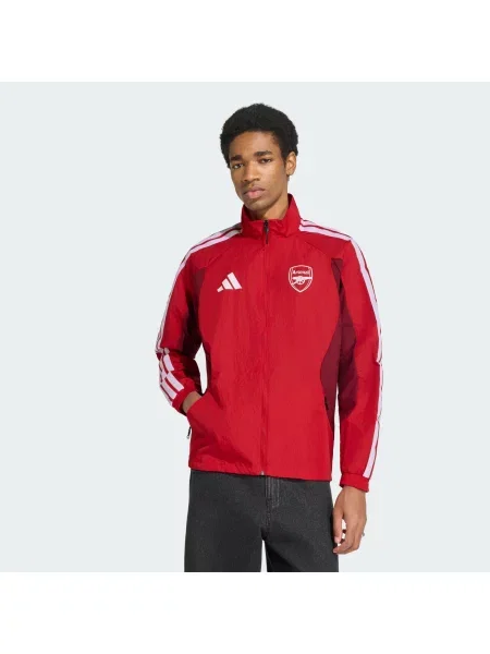 Podstawowa bluza reprezentacyjna Arsenal FC czerwona