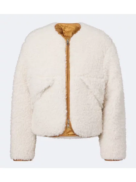 Ursuleț de pluș geacă cu puf Moncler alb