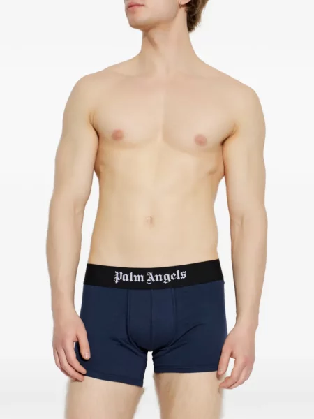 Boxeri Palm Angels cu autograf albastru