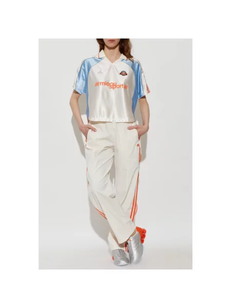 Spodnie Adidas Originals do biegania beżowe
