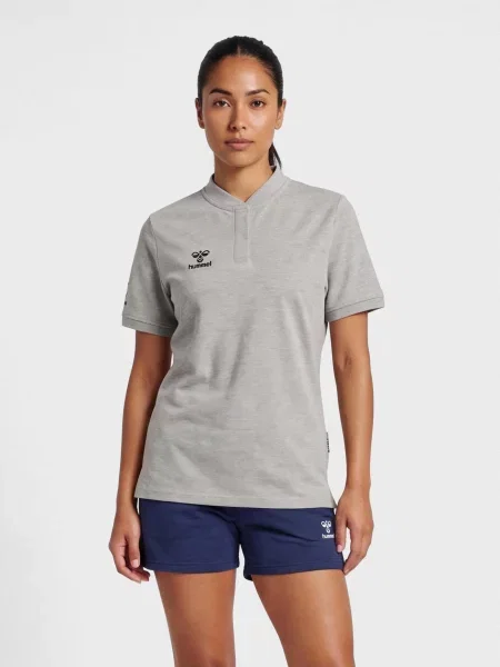 Koszulka polo Hummel Move Grid szara