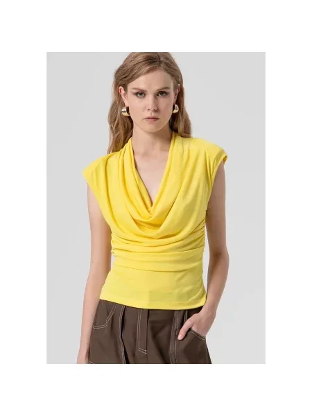 Top Fracomina galben