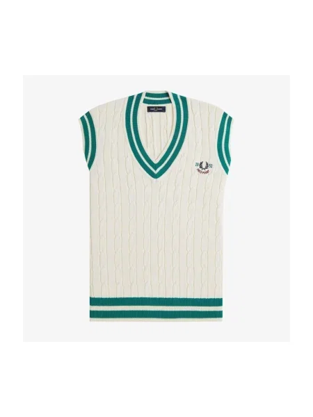 Pulover Fred Perry tricotate tenis bej