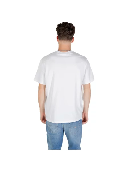 Calvin Klein Jeans majica za muškarce od pamuka bijela