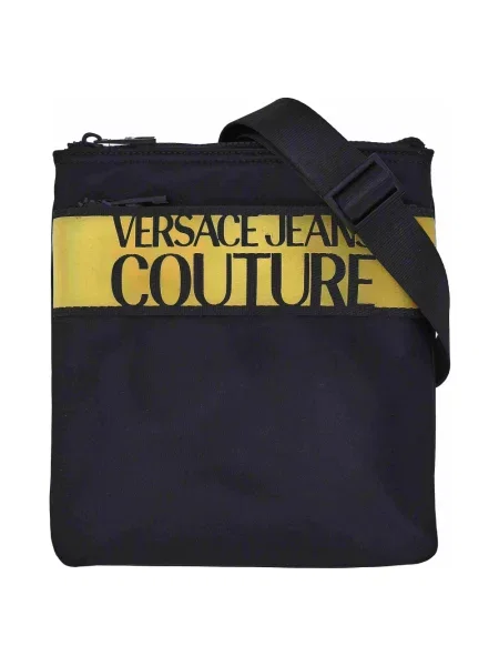 Jeansy Versace z nadrukiem czarne