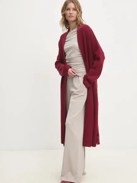 Answear Lab kardigan czerwony