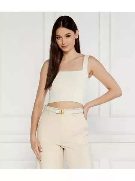 Weekend MaxMara Top TRESA | Cropped Fit bézs