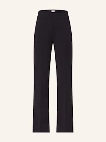 Seductive Bootcut Kalhoty Nanou Z Žerzejového Materiálu tmavě modrá