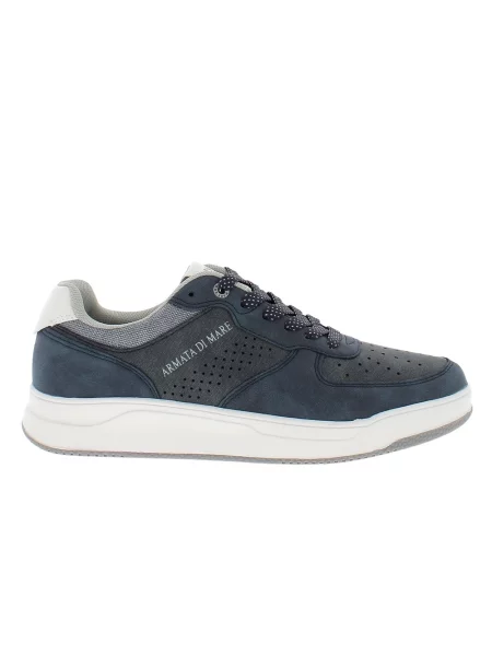 Sneakersy Armata Di Mare skórzane niebieskie