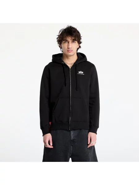 ALPHA INDUSTRIES Mikina červená / černá bílá