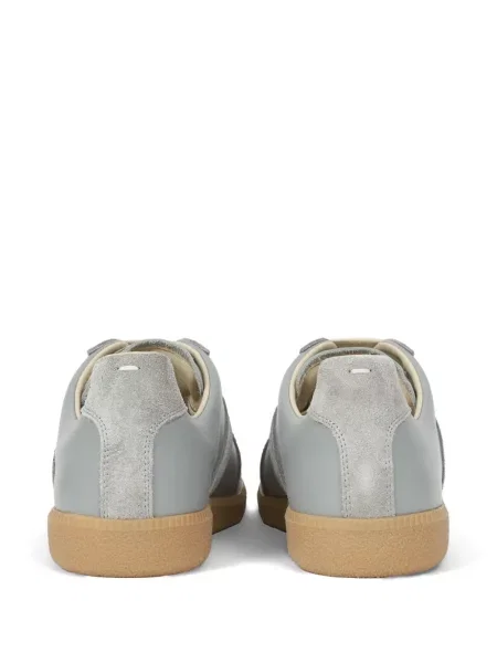 Sneakerși Maison Margiela din piele gri
