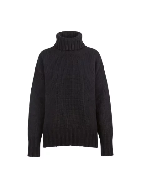 Sweter z golfem Jucca do golfa czarny