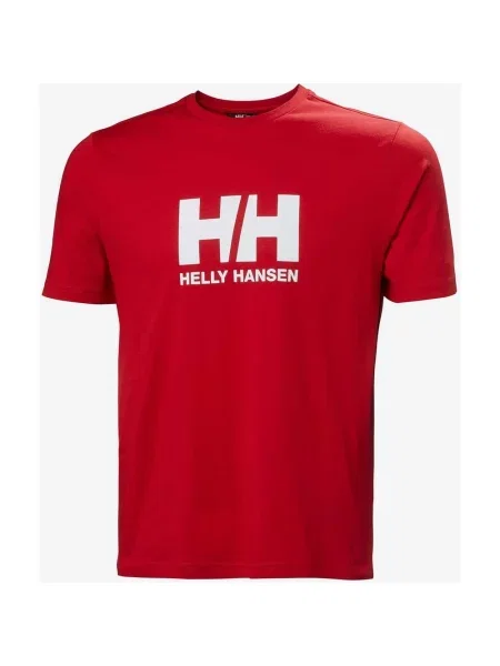 Koszulka rowerowa Helly Hansen Logo czerwony S biały