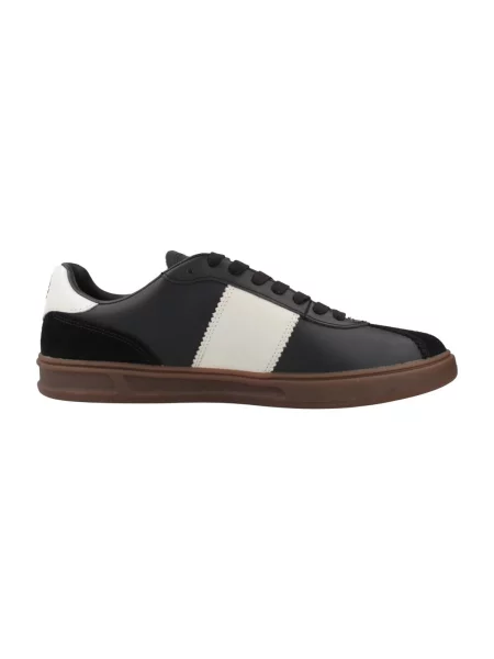 Pantofi Fred Perry din piele de căprioară negru