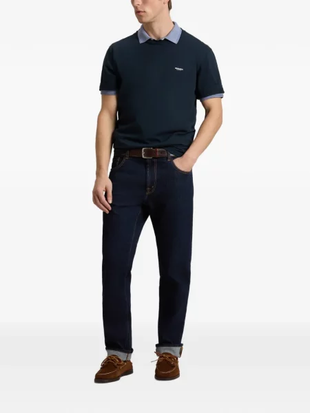 Tricou Woolrich cu autograf albastru
