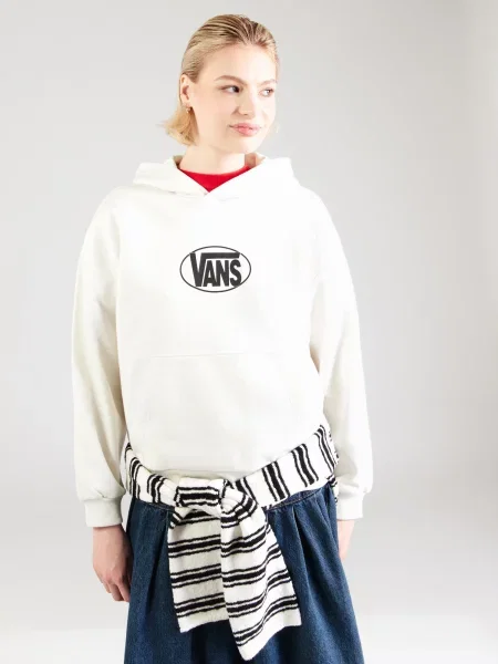 VANS Mikina čierna biela