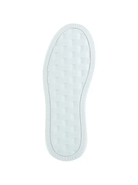 Bőr sneaker Calvin Klein nyomtatás fehér