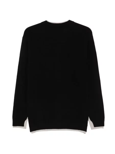 Cardigan Low Brand cu decolteu în V negru