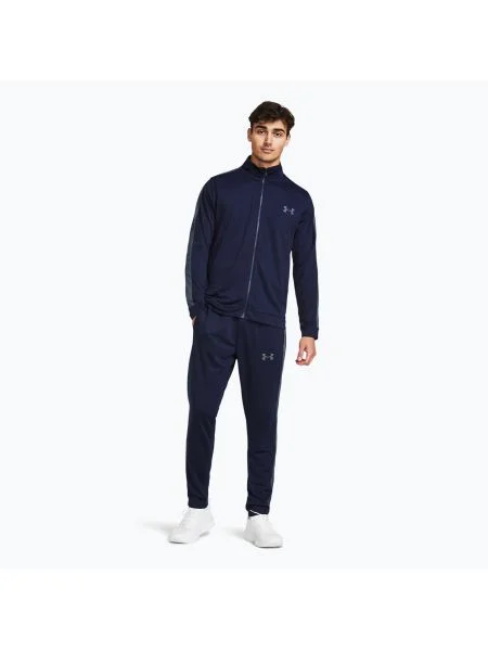 Trening pentru bărbați Under Armour UA Knit Track Suit midnight navy/downpour gray/downpour gray albastru închis