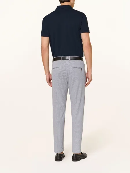 Cinque Spodnie Garniturowe Cibeppe Tapered Fit Z Dżerseju grau