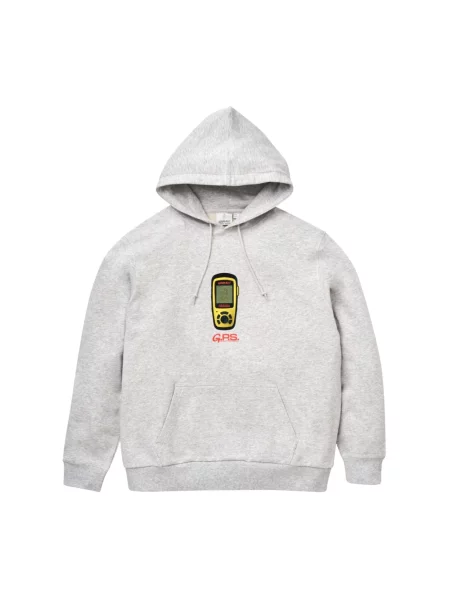 Bluza z kapturem Gramicci z kapturem szara