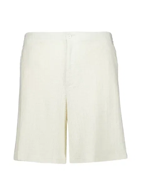 Pantaloni scurți Off-white cu autograf alb