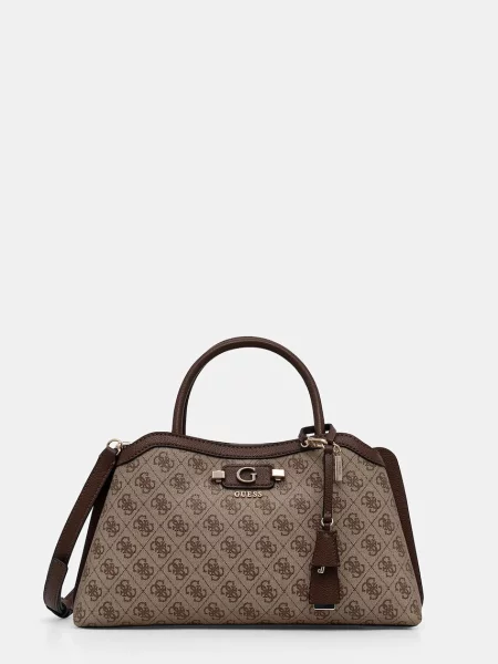 Guess geantă crossbody pentru femei LINDSEY maro