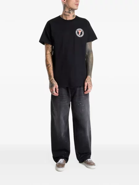 Тениска Thrasher с принт черно