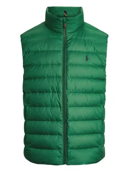 Μικρός κασκέτο Polo Ralph Lauren με χαμηλή μέση υφαίνω διαγωνίως πράσινο