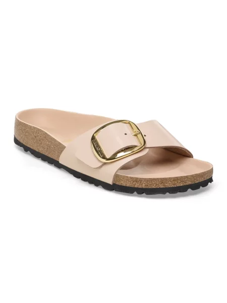 Trampki Birkenstock na sprzączkę beżowe