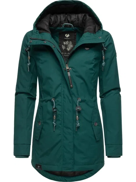 Ragwear Zimní parka Monadis smaragdová