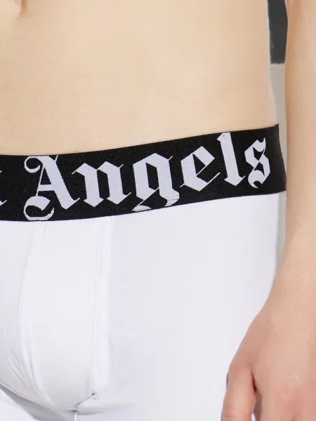 Boxeri Palm Angels cu autograf alb
