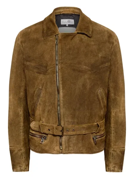 Geanta de piele Mm6 Maison Margiela maro