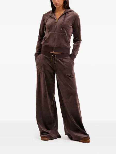 Hanorac cu glugă Juicy Couture maro