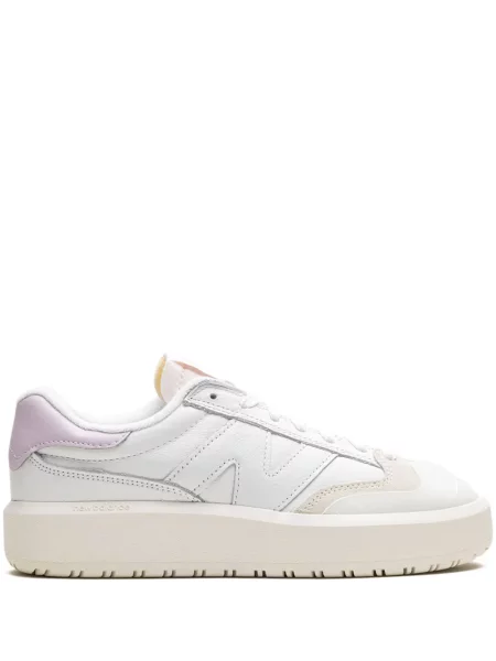 Sneakerși New Balance din piele alb