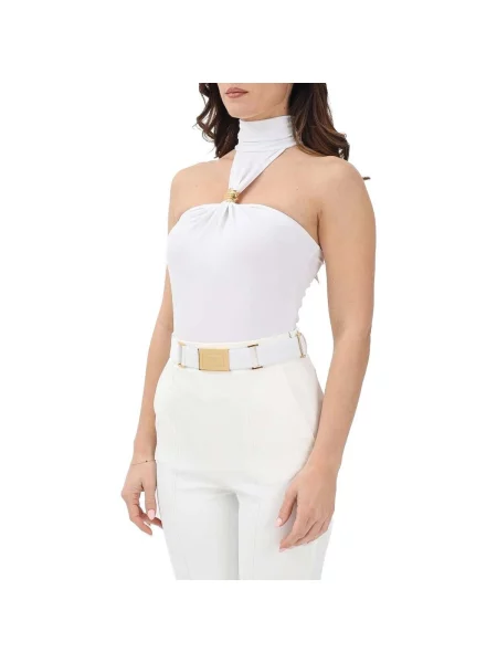 Top Elisabetta Franchi alb