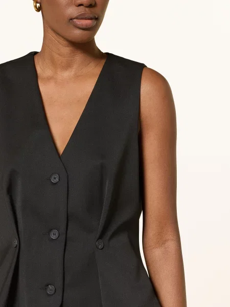 Claudie Pierlot Kamizelka Blezerowa schwarz czarna