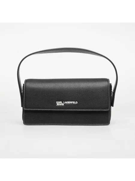 Torebka Karl Lagerfeld Jeans z autografem czarna
