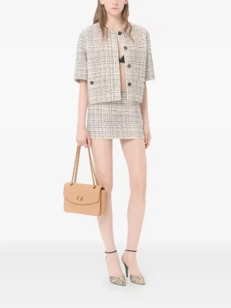 Colier Valentino Garavani din piele roz