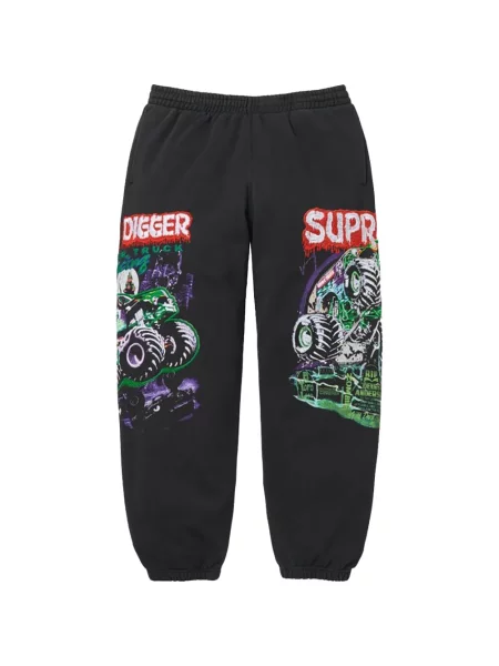 Pantaloni Supreme alergare gri