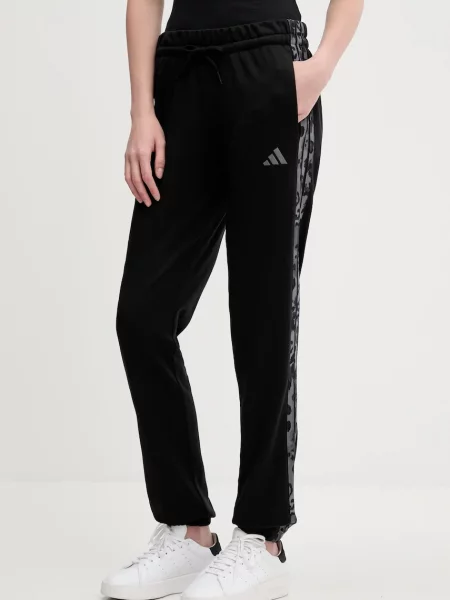 Спортен панталон adidas с апликация черно
