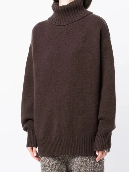 Πουλόβερ Extreme Cashmere κασμίρ καφέ
