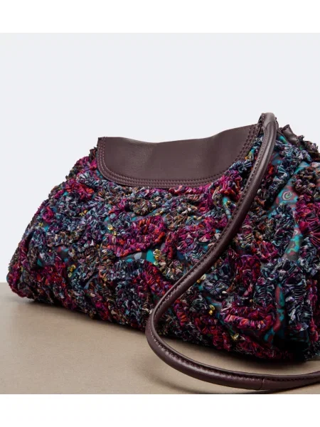Geantă plic Dries Van Noten din piele