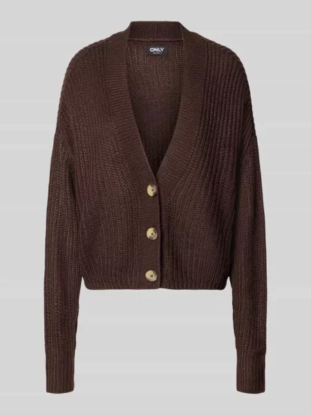 Kurtka z dzianiny o kroju regular fit z jednorzędową listwą guzikową model ‘CAROLSPRING’ Only