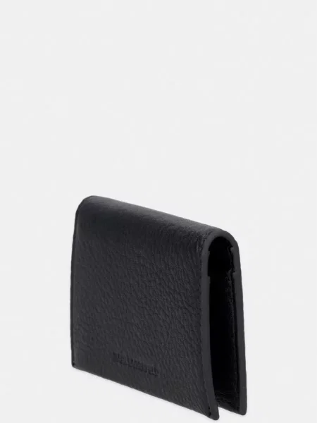 Karl Lagerfeld etui za kartice usnjeno K/AUTOGRAPH črna