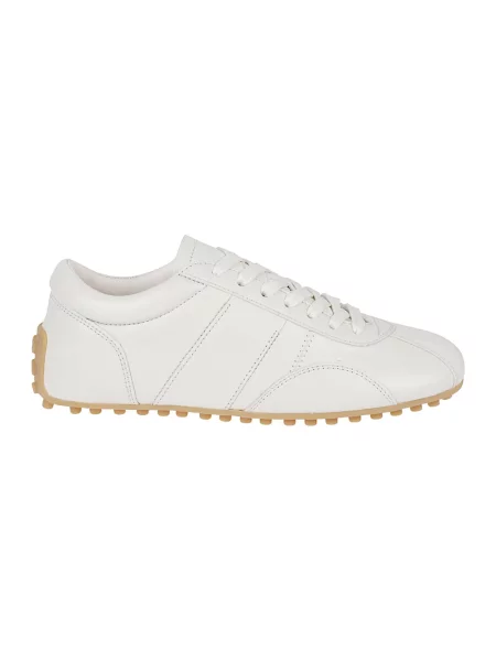 Sneakersy Tod's skórzane bez obcasa białe
