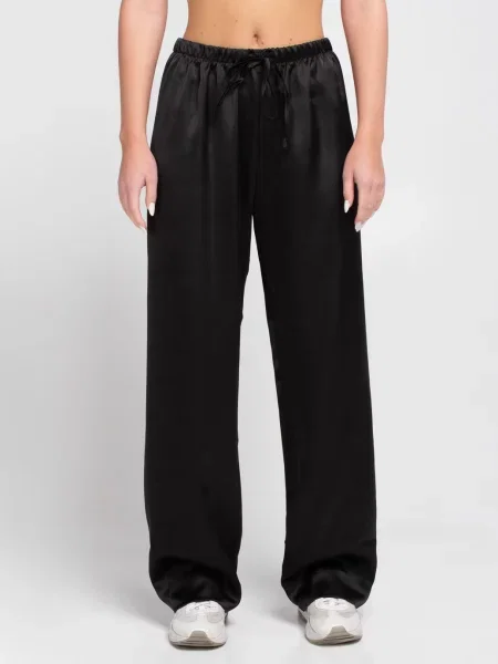 Штани повсякденні Giulia шовк чорний
