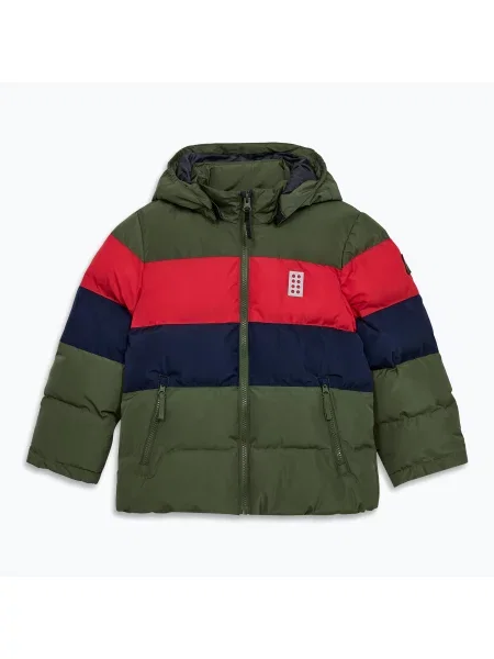 Gyerek kabát LEGO Lwjipe dark green. Méret: zöld