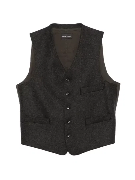 Vestă Emporio Armani maro