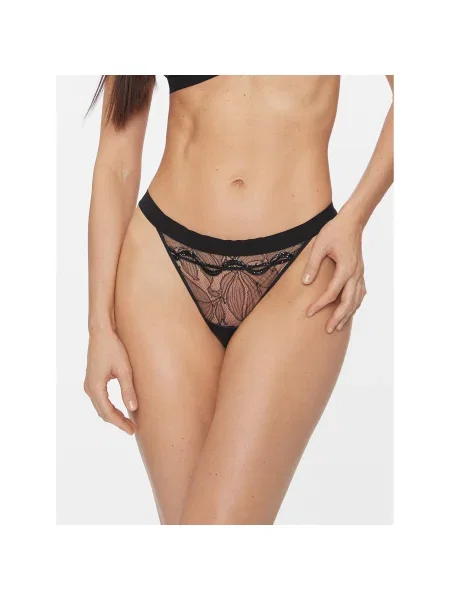 Tanga Chantelle X fekete